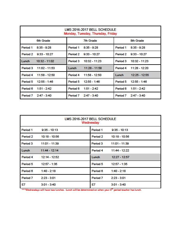 Bell Schedule Late Start Wednesday Classes begin at 9:35 on Wednesdays BVSD bus transportation will accommodate this change.