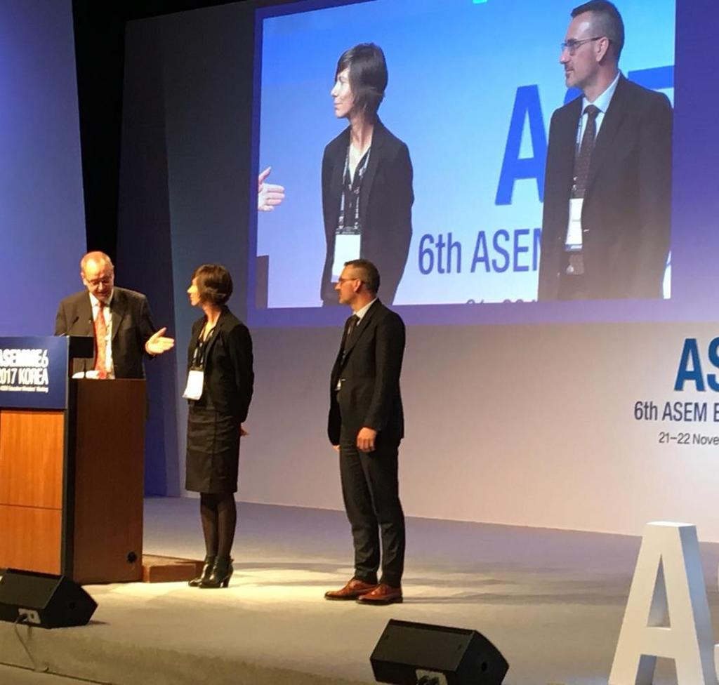Setting-up the ASEM Education Secretariat Belgium Flemish and French Speaking Ministries in Belgium Official Handover at ASEMME6 in Seoul Mandate Chair s Conclusions: Effective