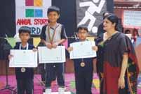 show at Music Planet, Gulshan. Faiza Alim of Class IV secured 6th position in the Kidzee Art Competition.