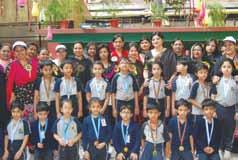 Scholastica held numerous sporting events of its own, and our students also took part in external competitions and tournaments: Annual Sports Day: Students of KG- II & Class I of Mirpur took part in