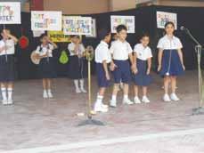 The students learnt about our history through dramatization, poem recitation, rendering of patriotic songs and dances.