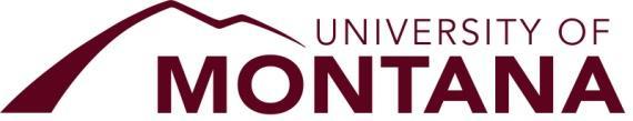 THE UNIVERSITY OF MONTANA GUIDE TO GRADUATE STUDY IN HEALTH AND HUMAN PERFORMANCE DEPARTMENT OF HEALTH AND HUMAN PERFORMANCE DR.