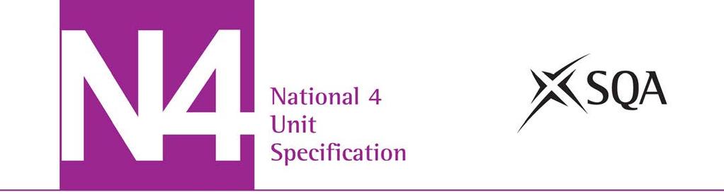 Practical Electronics: Circuit Simulation (National 4) SCQF: level 4 (9 SCQF credit points) Unit code: H25L 74 Unit outline The general aim of this Unit is to develop skills in the use of simulation