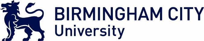 Birmingham City University Terms and Conditions for Taught Students Effective from 2019/20 When you accept an offer of a place to study at Birmingham City University ( the University ), you enter