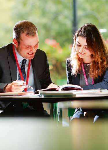 Information, Advice and Guidance Challenging decisions are made during Sixth Form, be it a future career or navigating through the UCAS process.
