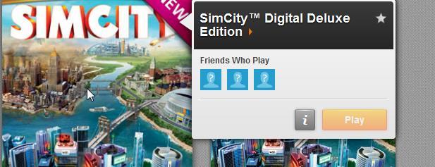 Simply log back into Origins and select the SimCity game.