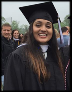 Minah Khan, BA Biological Studies, 2015 was accepted to nursing school at Delaware