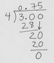 Add a decimal point and zeros. Divide and bring the decimal point up. Decimals 3. You may get a repeating decimal.