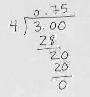Method 2: Divide the bottom number of the fraction into the top number and