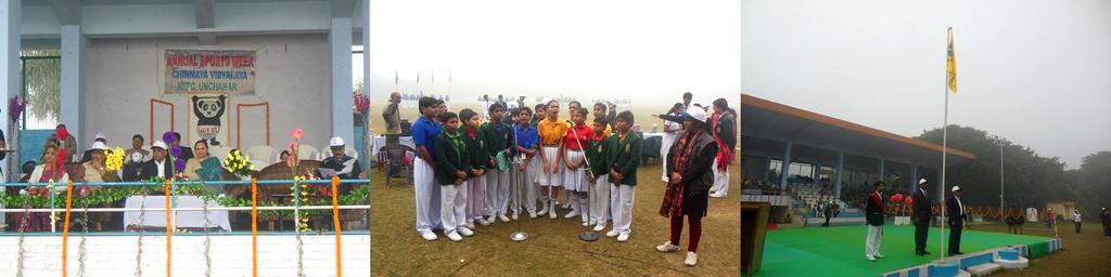 Annual Sports Meet 8 th & 9 th December 2015 The event was organized in the NTPC stadium in our township. The opening ceremony was held on 8.12.15. The chief guest Shri Rakesh Samuel arrived at the venue at 10.