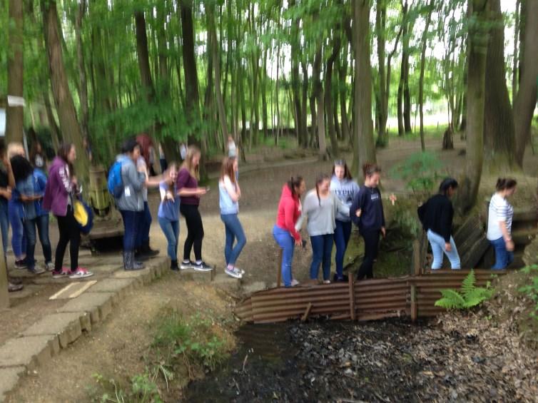 travelled to Hill 62, where the students very much enjoyed experiencing the actual trenches that