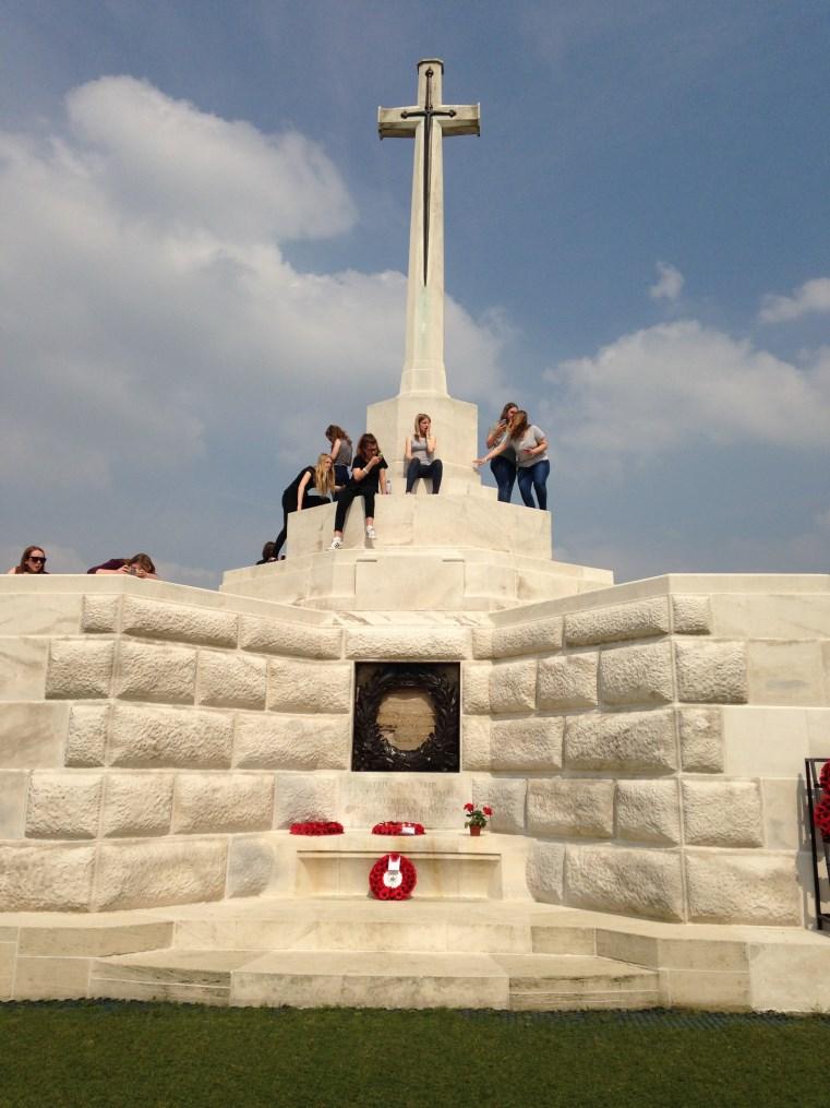 Our last port of call was Tyne Cot, the resting place for 11956 Commonwealth troops, where the