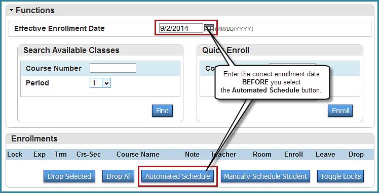 If you added alternate course requests, check the Using Student Request Alternate