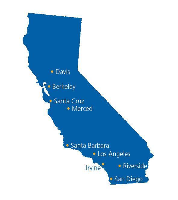 Where are the University of California Campuses?