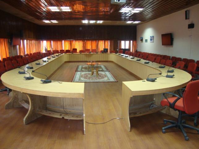 Training Infrastructure CONFERENCE HALL The Institute has two well equipped and tastefully furnished conference halls with seating capacity of