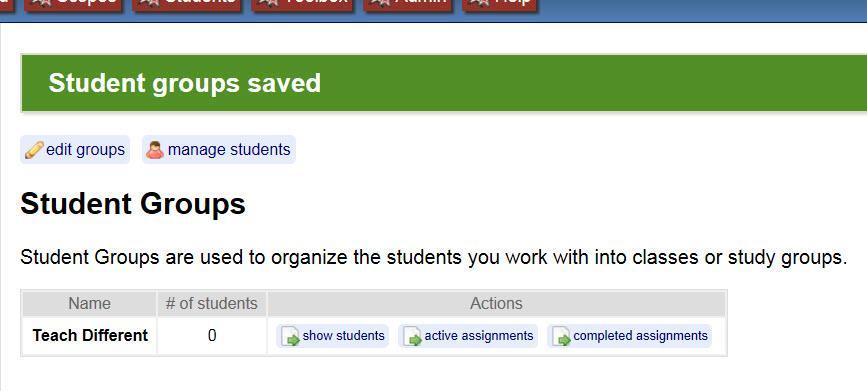 1 1. Click manage students, (easiest way to add
