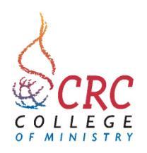 CRC COLLEGE OF MINISTRY 2011 APPLICATION FORM This form includes six sections. Please read carefully to determine which are relevant to you and contact your state training coordinator if unsure.