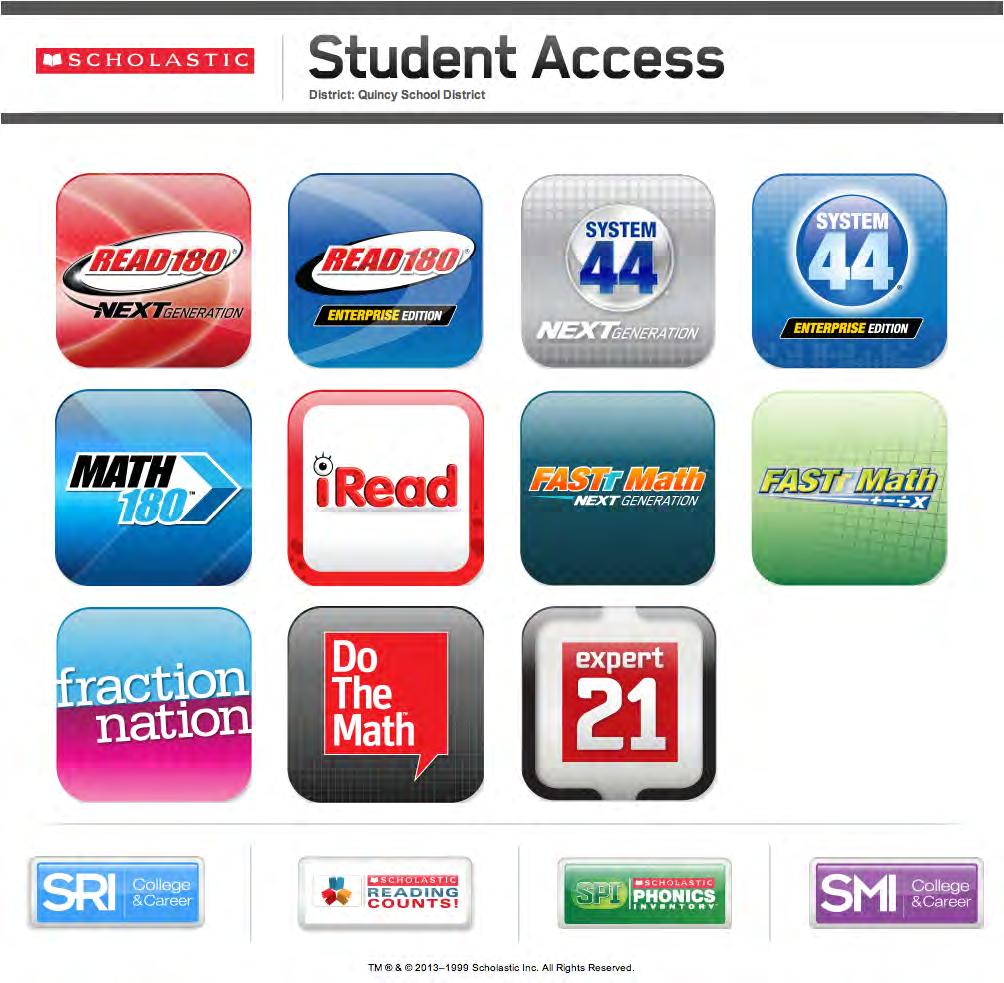 FASTT Math Software Manual Logging In Student Access Screen Students are enrolled in FASTT Math through Scholastic Achievement Manager (SAM).