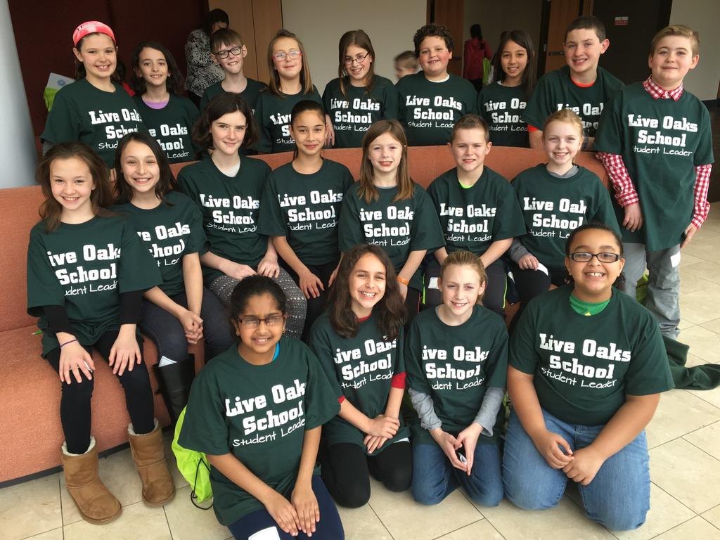 Live Oaks Student Leadership Team Attends Conference On Friday, January 8, 2016, the Live Oaks Student Leadership Team students attended the Connecticut Association of Schools 23rd Annual Elementary