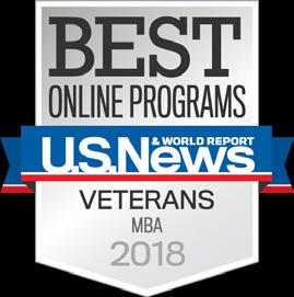 The online MBA is also: Ranked #12 among U.S.