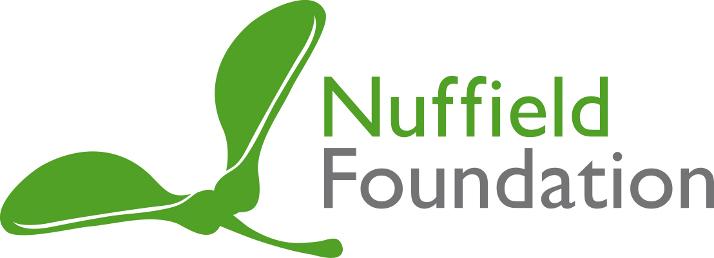 Acknowledgements We are grateful to the Nuffield Foundation for their funding and support.