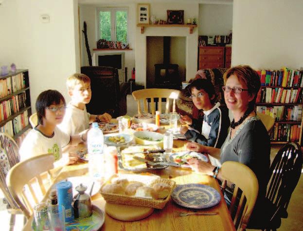 What does homestay include? Single or shared bedroom, breakfast and evening meal. Homestay also offers you much, much more: The opportunity to live as a part of a British family.