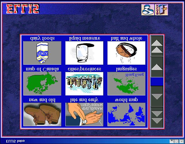 1 ELLIS INTRO LINC ONE Lessons Tests and scores Theme titles Games Exit User ID Vocabulary Review Help Each theme contains from three to six lessons, and each lesson has three video segments.