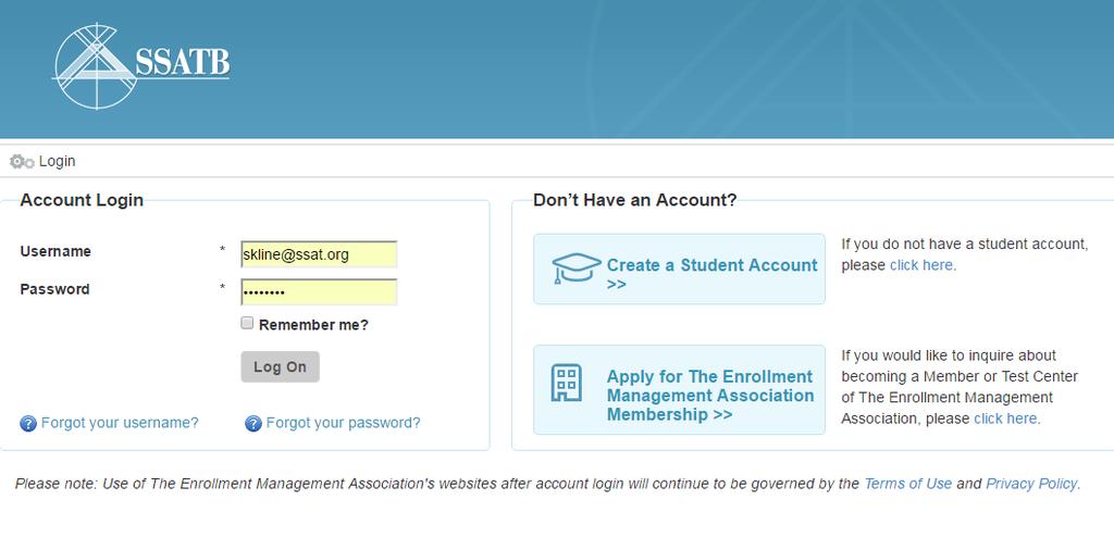 Log into your MAP Go to enrollment.org and click on LOGIN in the top right corner of the webpage.