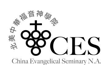 China Evangelical Seminary North America Student Handbook for Master Programs Revised 2014