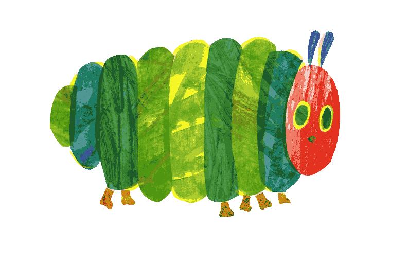The caterpillar ate food every day but he was