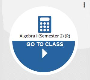 When logged into the dashboard, each online class is displayed on a class card.