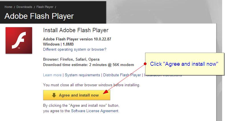 To Install Flash: Begin by navigating to the Lecture Videos page by selecting the Lecture Video tab.