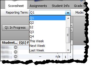 Gradebook School Year and Reporting Periods Prior to creating assignments