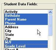 20. The spreadsheet will open Edline/GradeQuick Web 21. Click the Print icon, choose your printer, and print the report. C. Print a spreadsheet of your students that include things like name, address, phone number, birthday, etc.