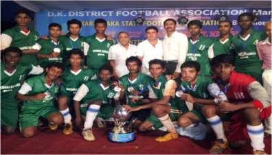 Karnataka State Inter Dist football tournament held on 20 th to 25 th