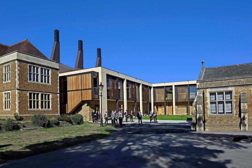 The newly opened Science & Maths building, 2018 Marketing and Admissions Develop and maintain links with prep schools, primary schools and other secondary schools.