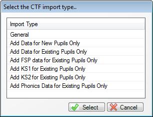 Importing Admissions and Transfer Files (ATF) If your Local Authority has provided you with an ATF file, this should have been imported around March time, as described in the appropriate Admissions