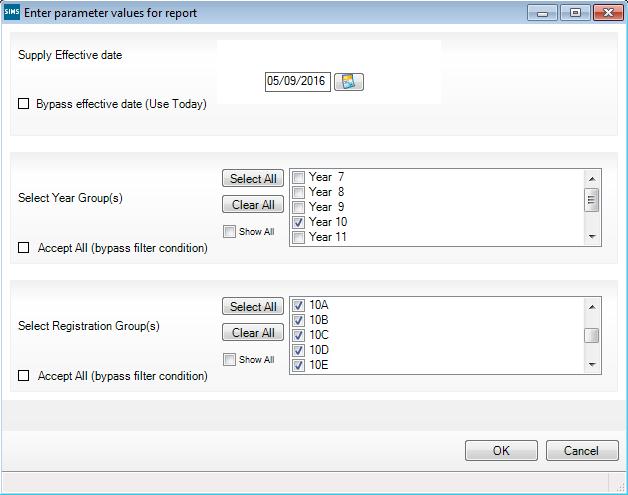 1. Select Reports Run Report to display the Report browser. 2. Expand the Student focus and double-click the required pre-defined report, e.g.