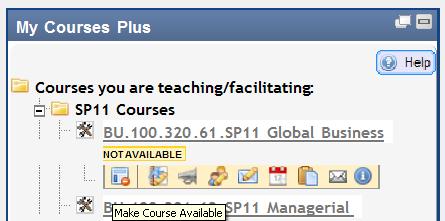 Plus, showing your courses. 3.