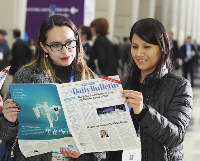 THE RSNA 2018 IS THE OFFICIAL MEETING NEWSPAPER Get all the RSNA 2018 news and information you need online or in print