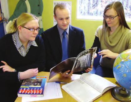 All pupils are encouraged to take a good deal of personal responsibility for their study, and nearly all go on to the university of their choice.