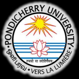 P O N D I C H E R R Y U N I V E R S I T Y (A Central University) UGC-HUMAN RESOURCE DEVELOPMENT CENTRE (UGC-HRDC) Course Name: 118 th Orientation Programme Duration: 03.08.2016 to 30.08.2016 SCHEDULE Date 03.