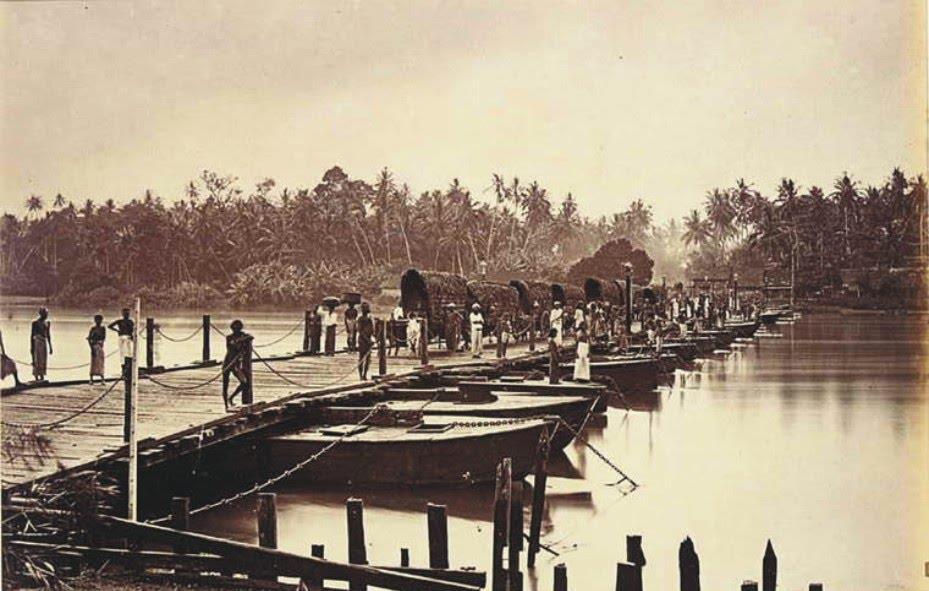 HISTORICAL LAND MARKS First car was imported to Ceylon in 1902 Bridge of boats near Colombo to cross