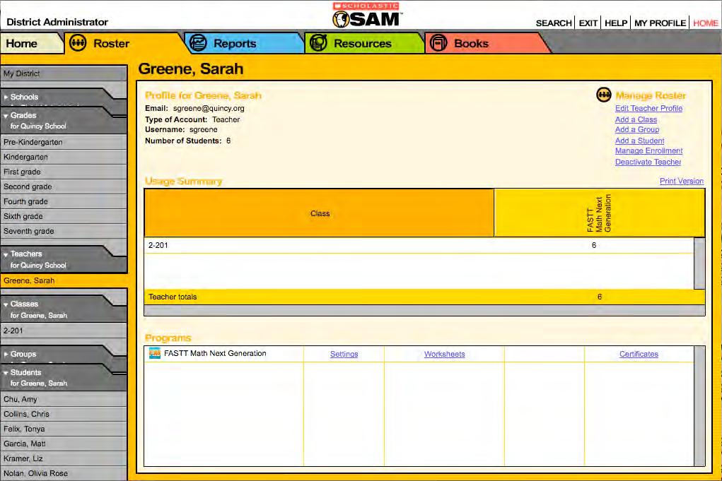 Enrolling Students Students are enrolled in through SAM.