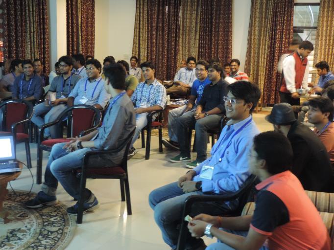 He briefed them about the first alumni get together (Confluence 2014) held at Bengaluru on 13 June 2014 and also highlighted the decision taken during the event.
