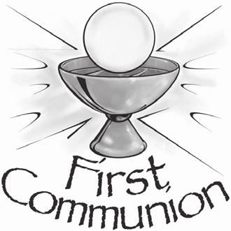 REMINDER First Holy Communion First Holy Communion will take place for our Year 4 Children on Saturday 21st May in the Church of the Immaculate Conception at 11am.