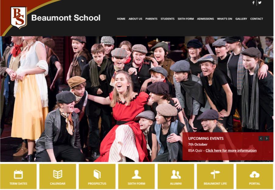 New School Website New dynamic website created to improve the quality and ease of communication.