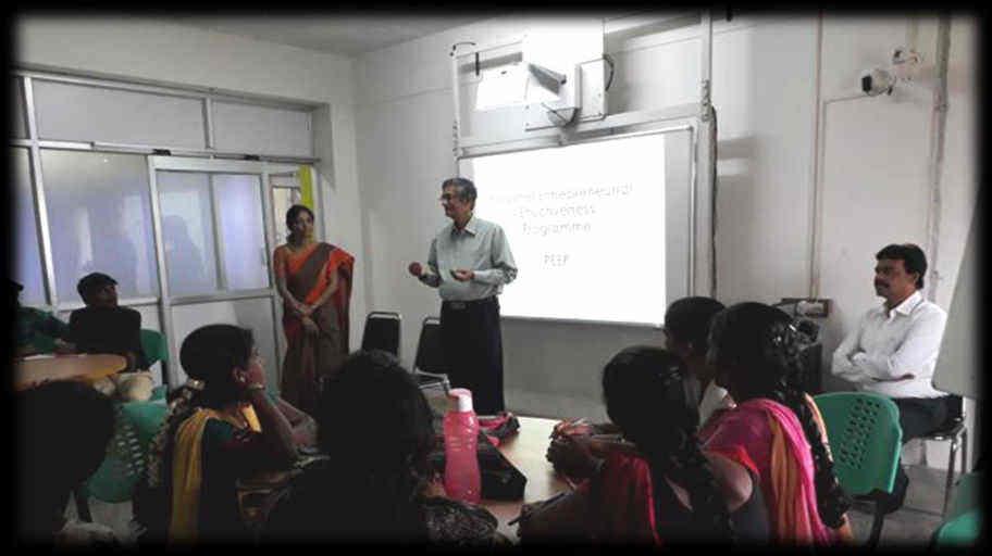 Celestine Paulraj, Professional Trainer (Learning & Development) lecture for students soft skill development as he said In a typical day, we as Human beings involve ourselves almost 70% of our time