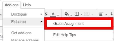 Assessing using Flubaroo When your students have submitted their Google Form assignment, you can grade them with Flubaroo. There are two different settings for grading with it manual and automatic.
