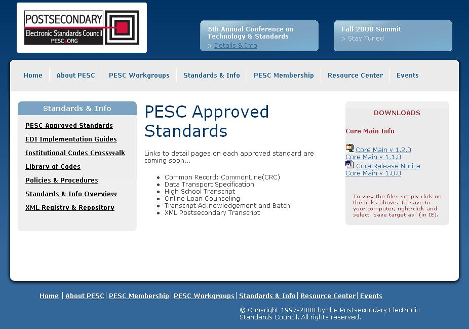 What is PESC?